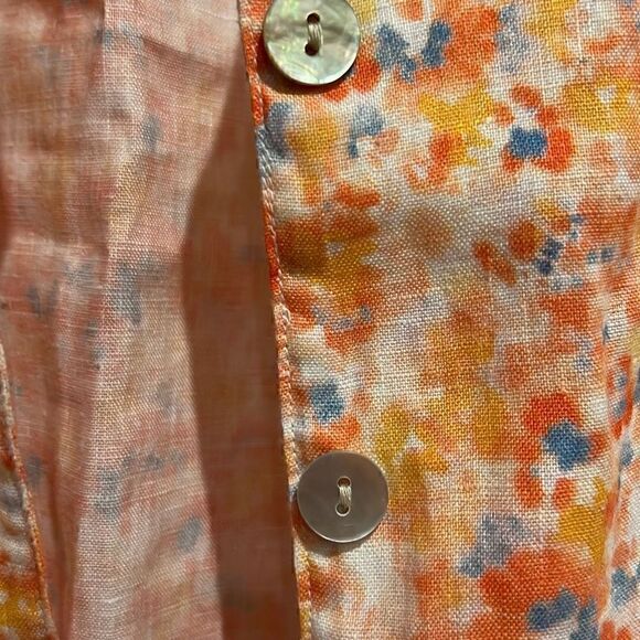 Beautiful breezy Anthropologie Linen Top - Picture 4 of 7